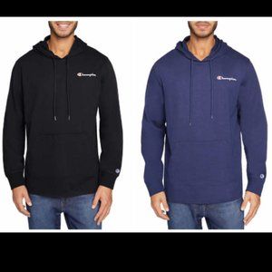 New! Men’s boys Champion Pullover Hoodie • Black • BLUE Size S Small fast S/H!